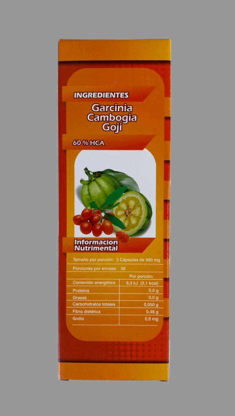 Garcinia Cambogia 60 capsules Goji 500mg