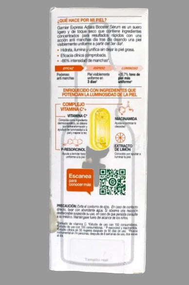 GARNIER Skin Active EXPRESS ACLARA VITAMIN C+ Serum Vegan Formula 30ml/1oz