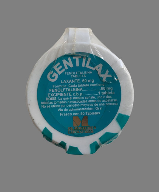 Gentilax Laxative (Fenolftaleina) 60mg/50 tablets