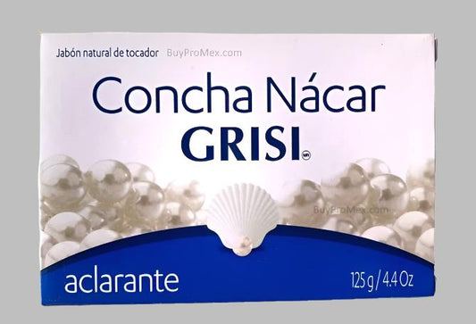 2-Pk Grisi Concha Nacar Clarifying Soap 125g/4.4oz.