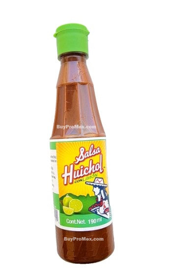 2-Pk Salsa Huichol Picante w/Limón 190ml/6.7oz