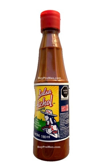 5-Pk Salsa Huichol Hot Sauce /  Salsa Huichol Picante 190ml/6.7oz