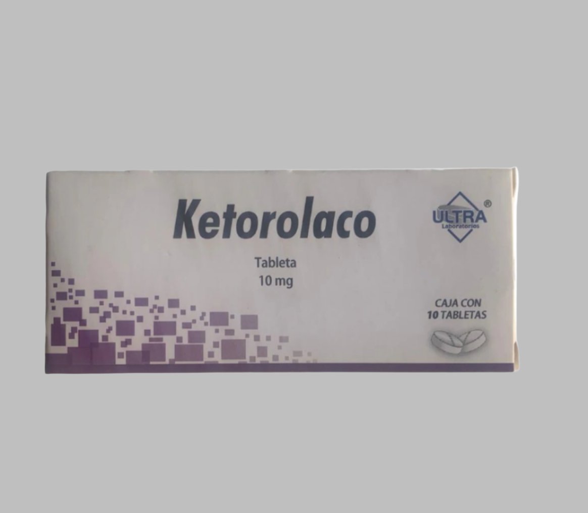 Ketorolaco / Ketorolac 10mg 10 tablets.  (NSAID)