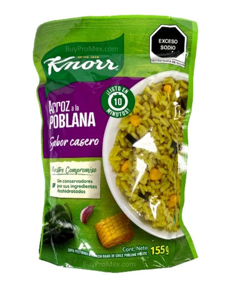 3-Pk Knorr Arroz a la Poblana Knorr Rice Poblana Style 155g/5.4oz