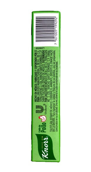 Knorr Caldo de Pollo – Chicken Bouillon Cubes 24-Pack (252g) | Made in Mexico