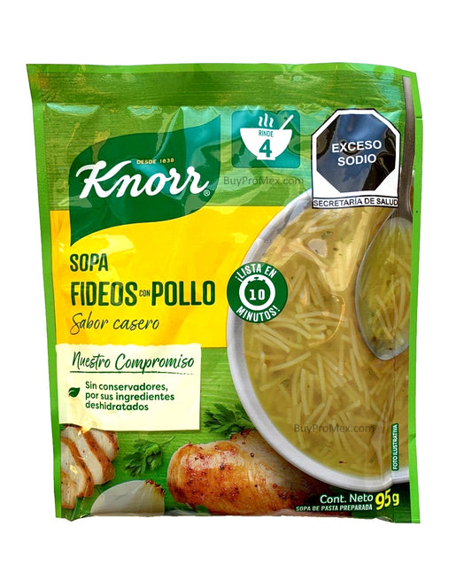 6-Pk Knorr Chicken Noodle Soup. 95g/3.3oz