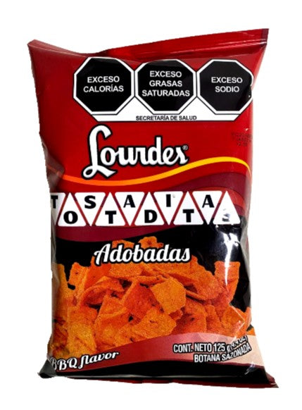 8-Pk Lourdes Tostaditas Adobadas 125g/4.40oz