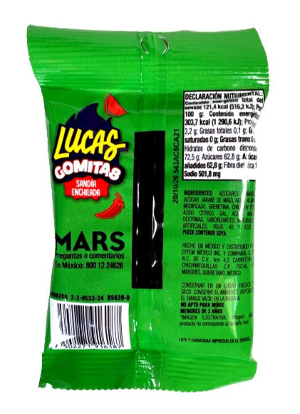 6Pk-Lucas Gomitas Sandia Enchilado 40g/1.41Oz