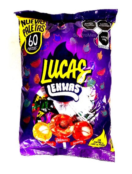 Lucas Lenwas Mango Chamoy & Sandia Paletas 840g/29.63Oz