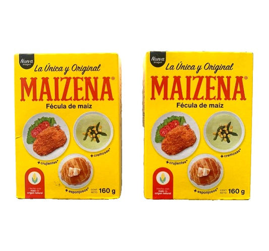 2-Pk Maizena Corn Starch / Fécula de Maiz Original 160gr / 5.64oz