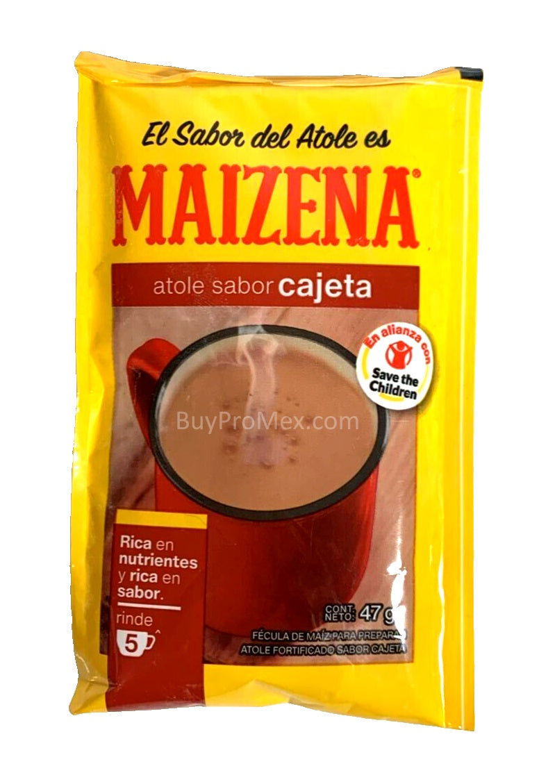 6-Pk Maizena Cajeta / Caramel flavored corn beverage mix 47g/1.6oz