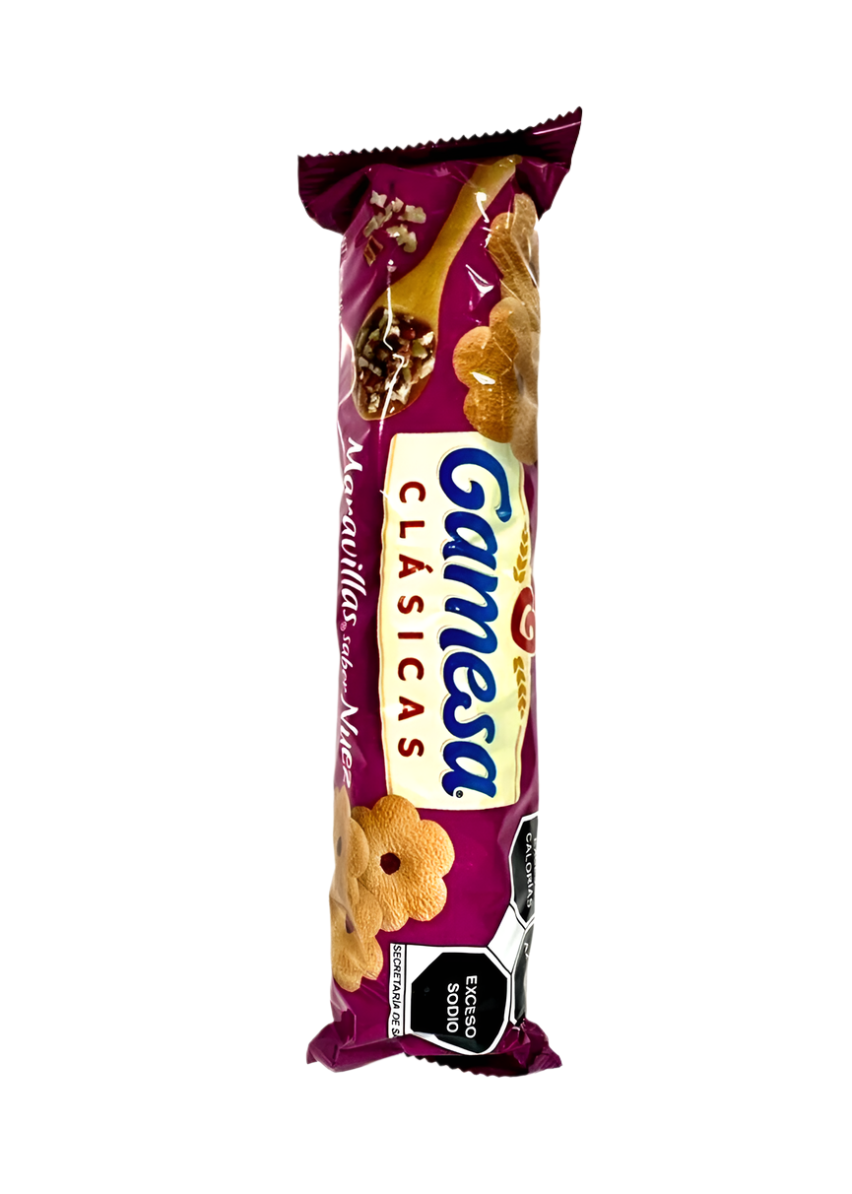 5-PK Gamesa Maravillas Nuez/Walnut Cookies 116g/4.09oz