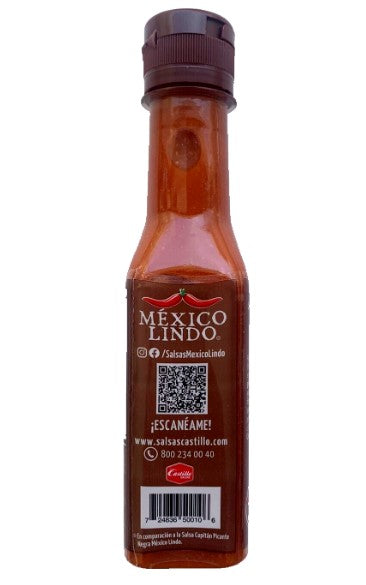 5-Pack Mexico Lindo Red Chiltepin Hot Sauce / Salsa Chiltepin 150ml/5oz