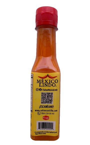 2-Pack Mexico Lindo Habanero Hot Sauce 150ml/5oz