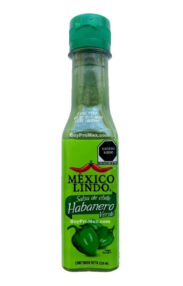 2-Pack Mexico Lindo Salsa Habanera Verde 150ml/5oz