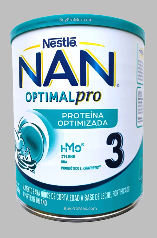 NESTLE NAN OPTIMAL PRO 3 Baby Formula w/probiotics & iron 1yr &up 720gr /25.4oz