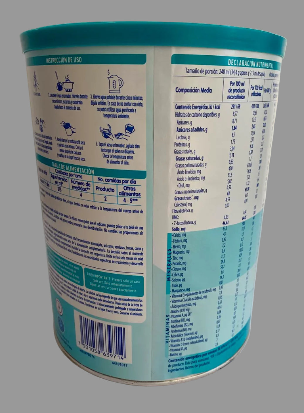 NESTLE NAN OPTIMAL PRO 3 Baby Formula w/probiotics & iron 1yr &up 1.5kg/52.91oz