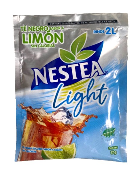 8-Pk Nestea Light Black Tea Lemon Flavor Mix 17gr/.59oz