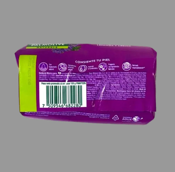 Palmolive Naturals Bar Soap Lavender & Cream 120g — Moisturizing, 100% Natural Origin Ingredients
