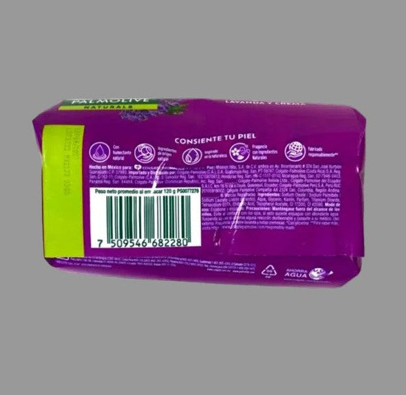 2Pk-Palmolive Naturals Bar Soap Lavender & Cream 120g — Moisturizing, 100% Natural Origin Ingredients