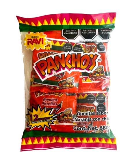 Pancho's Gomitas Picositas sabor Naranja c/Chile 680g/23.9oz