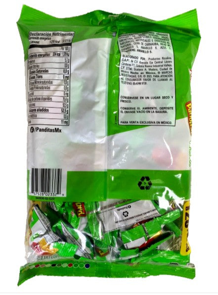 25 pcs- Ricolino Panditas Clasicos 25pcs/375g