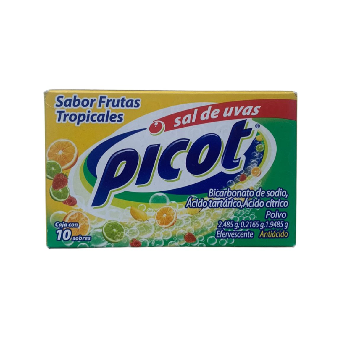 Sal de uvas Picot Tropical Fruits (antiacid) 10pcs