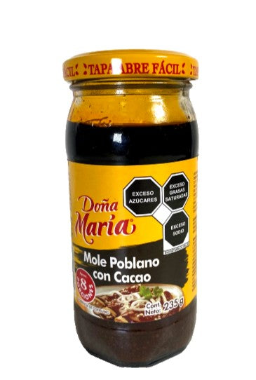 2-Pk 100% Mexican Doña Maria Mole Poblano c/ Cacao 235g/8.28Oz