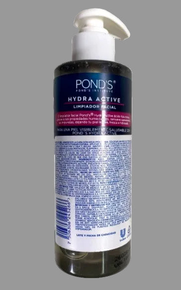 Pond's Hydra Active Facial Cleanser — Hyaluronic Acid + Vitamin B3 — 200 ml