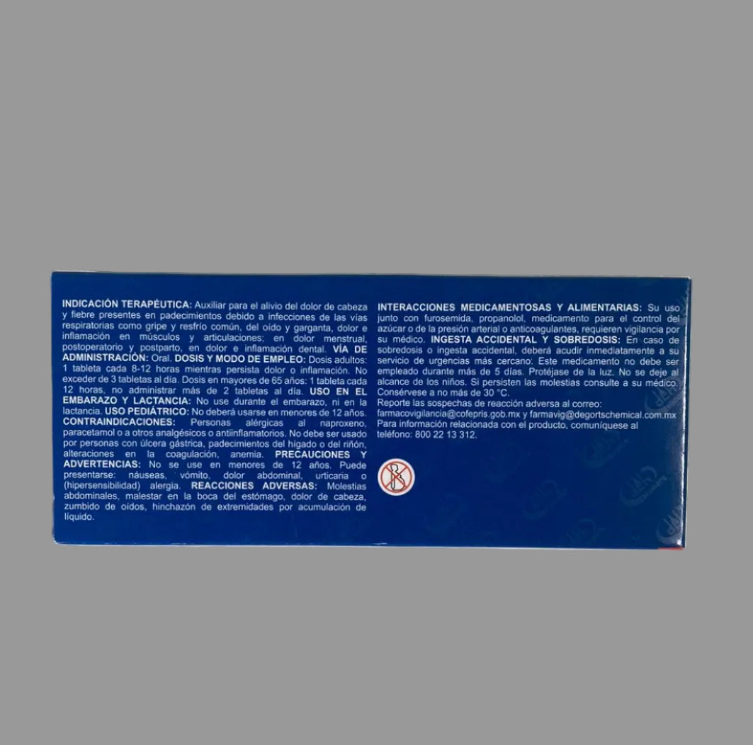 Proxalin Plus Acetaminophen, Naproxen tablets 16pc 300mg/150mg