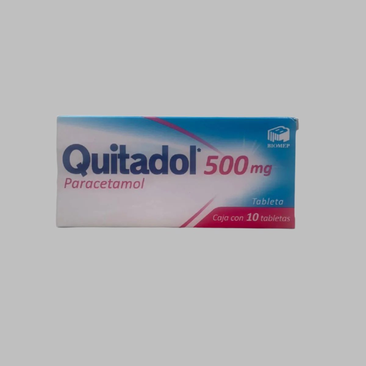 2-Pk Quitadol (Paracetamol)10 Tablets 500mg