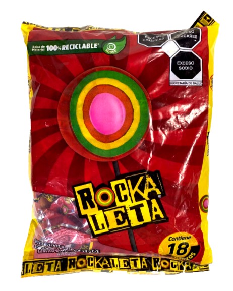 Sonric's Rockaleta 18 Pcs 432g/15.23oz