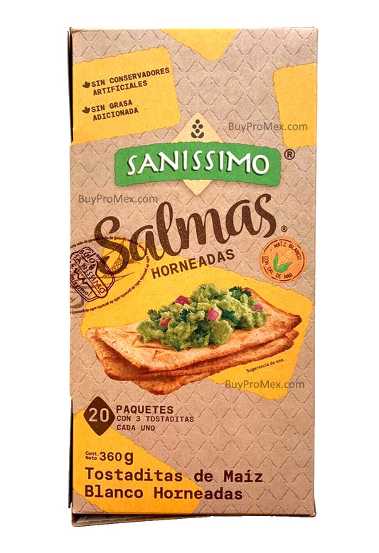 2-Pk Salmas Baked Corn Crackers / Salmas Horneadasas 360gr/12.7oz