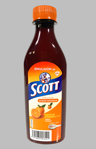 SCOTT Emulsion Orange Flavor Vitamins A&D 200ml /6.76 oz