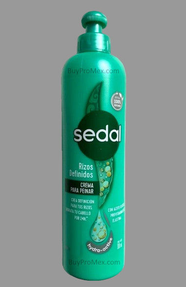 A bottle of SEDAL Coconut Oil Hair Styling Cream, 300ml, with green packaging.