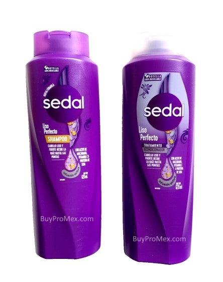 2-PK SEDAL Liso Perfecto Shampoo & Conditioner 620ml/21oz