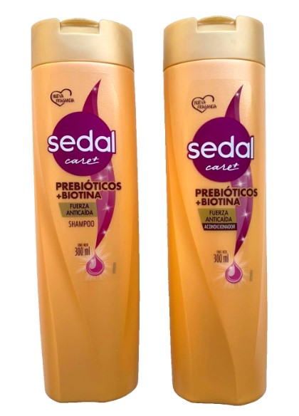 2-Pk Sedal Care+ Shampoo & Conditioner 300ml/ 10.14oz