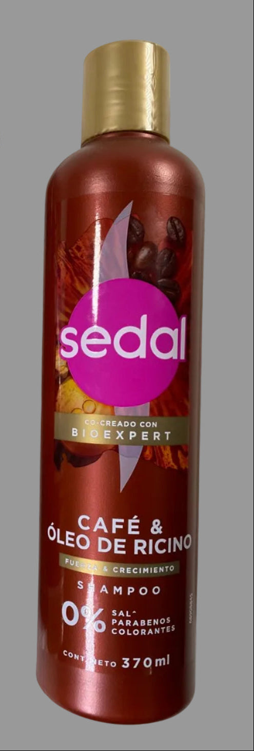 Sedal Café & Castor Oil Shampoo | Strength & Growth | 370ml