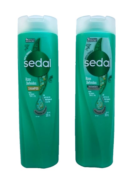 2-PK SEDAL Defined Curls/Rizos Definidos Shampoo & Conditioner 300ml/10.14oz