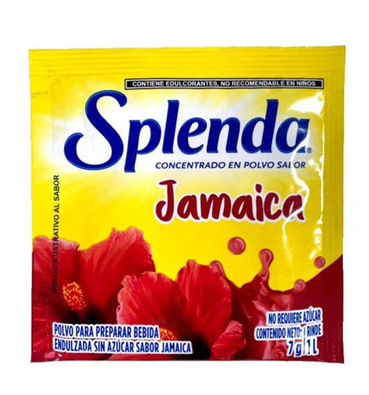 8-Pk Splenda Jamaica Powdered Drink Mix 7gr/.24oz