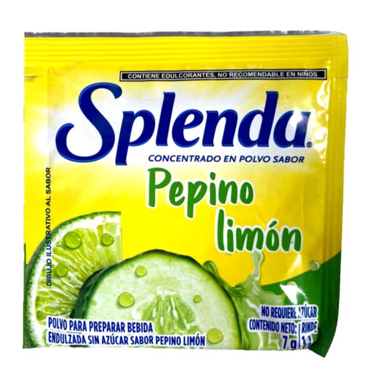 8-Pk Splenda Lemon Cucumber Powdered Drink Mix 7gr/.24oz