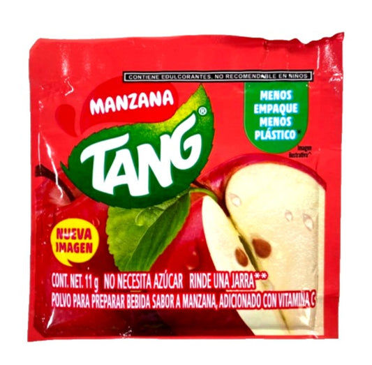 12-Pk Tang Manzana Apple Drink Mix — 11g Packet | Imported from Mexico