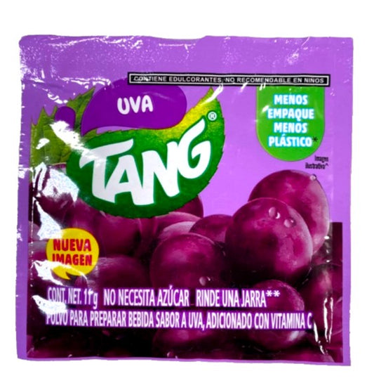 12-Pk Tang Uva Grape Drink Mix — 11g Packet | Imported from Mexico