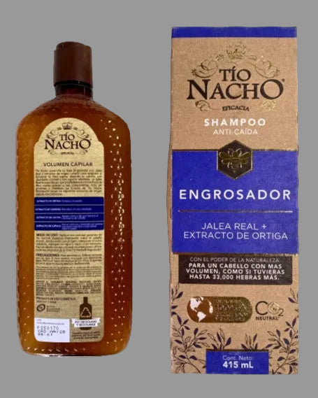 Tío Nacho Anti-Loss Hair Shampoo with Royal Jelly + Ortiga 415ml/14.03oz