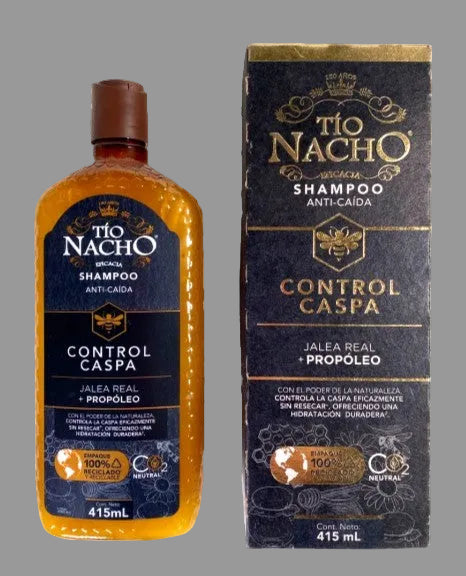Tío Nacho Anti-Loss Hair Dandruff Shampoo + Propoleo 415ml/14.03oz