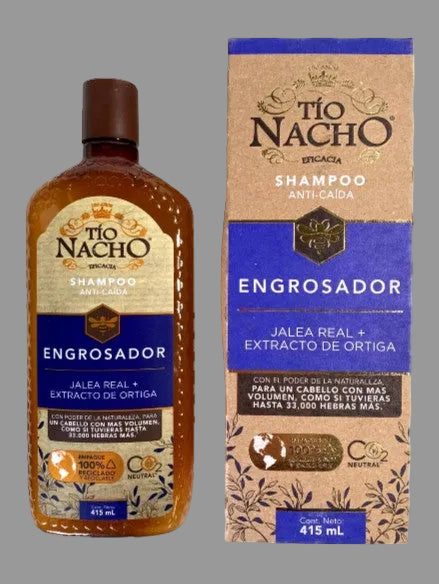 Tío Nacho Anti-Loss Hair Shampoo with Royal Jelly + Ortiga 415ml/14.03oz