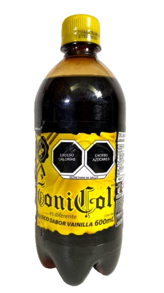 4pk-Tonicol Refresco Sabor Vainilla-Mexican Vanilla Soda 600ml | Made in Mexico