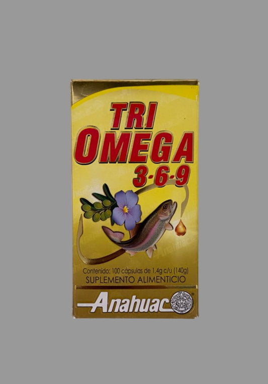TRI-Omega 3-6-9 100 Capsules 1.4g (140g)