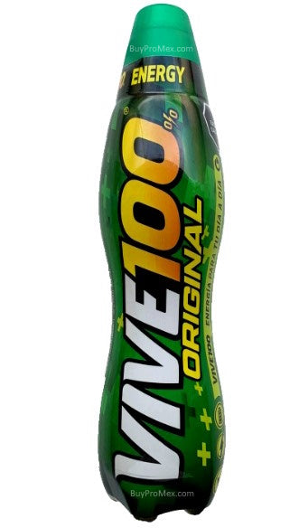 4-Pk Vive100 Carbonated Beverage Energy Drink w/caffeine 500 ml