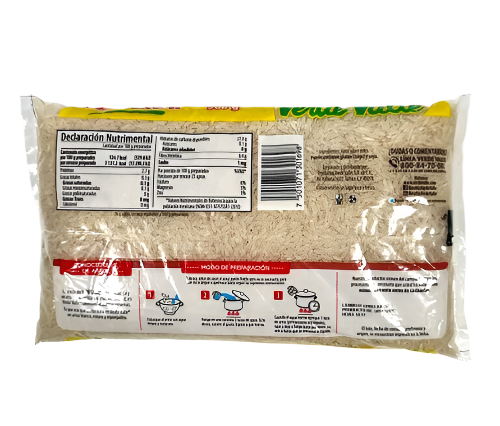 3-Pk Verde Valle White Rice/Verde Valle Arroz Super Extra 900g/1.99 lbs